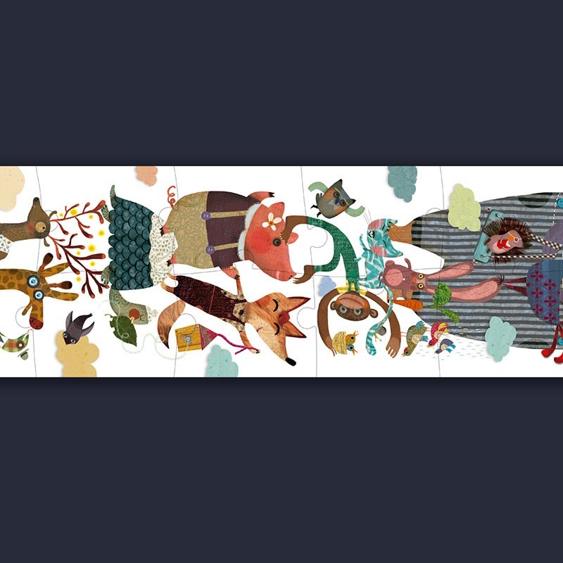 un rompecabezas muy largo